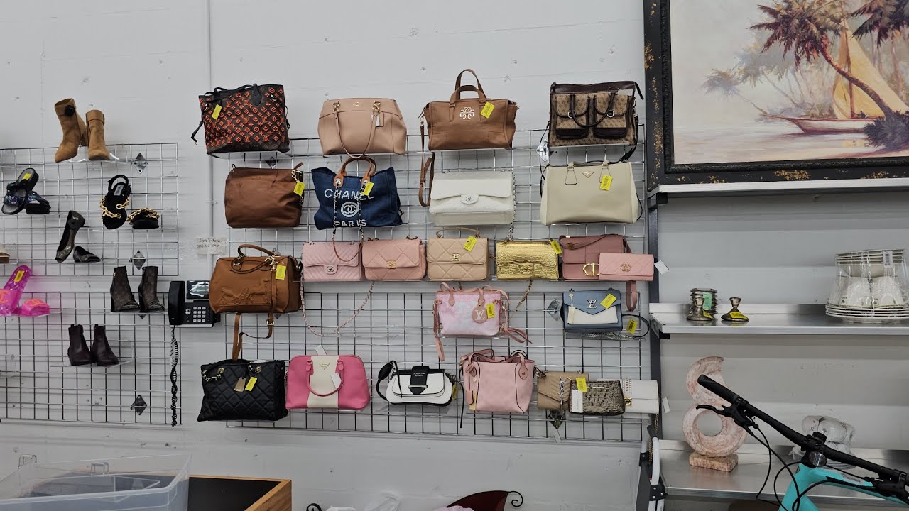 DOING IT AGAIN! MORE DESIGNER PURSES & JEWELRY at RED, WHITE & BLUE-TAMPA! Thrift with me!