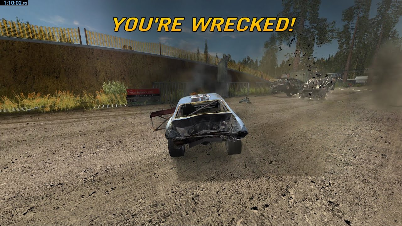 FlatOut 2 Derby Class Wreckfest Speedrun - 1:10:02 (World Record)