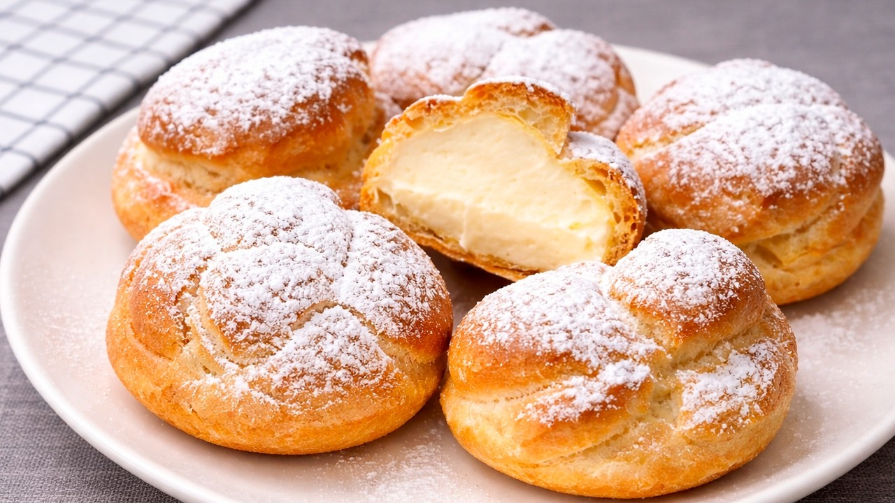 Вкуснее любого торта! Пирожные с заварным кремом. Лучше эклеров