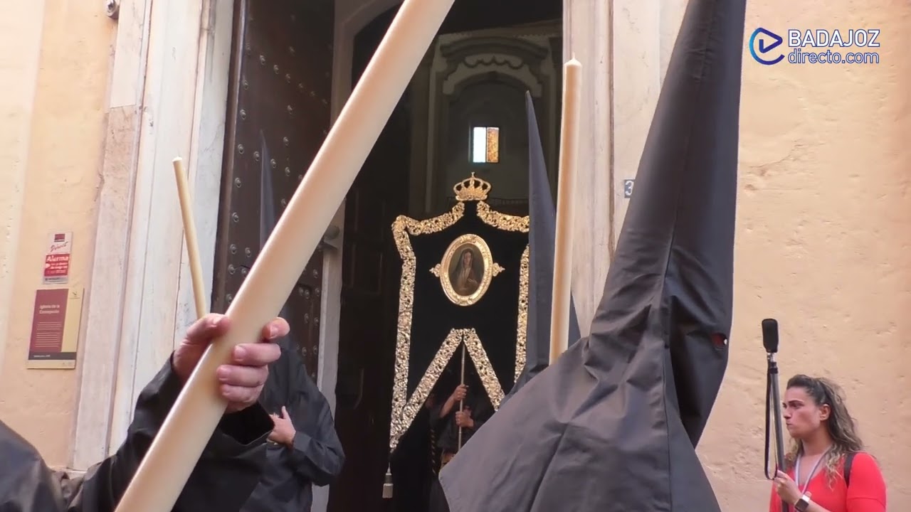 Jueves Santo. Procesión de La Vera Cruz. Semana Santa Badajoz 2023.
