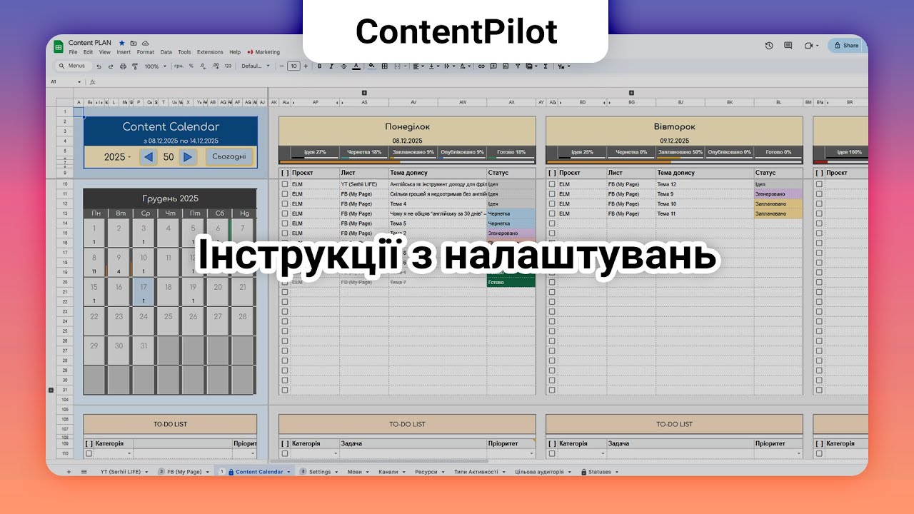 Налаштування ContentPilot під ваш бізнес: покрокова інструкція для клієнтів