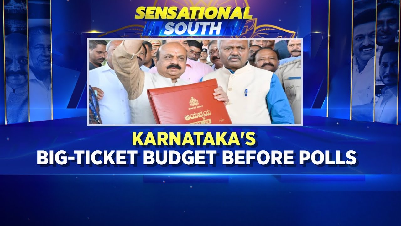 Tamil Nadu News | Karnataka Budget 2023 | Karnataka Congress Leaders Protest on Budget | News18