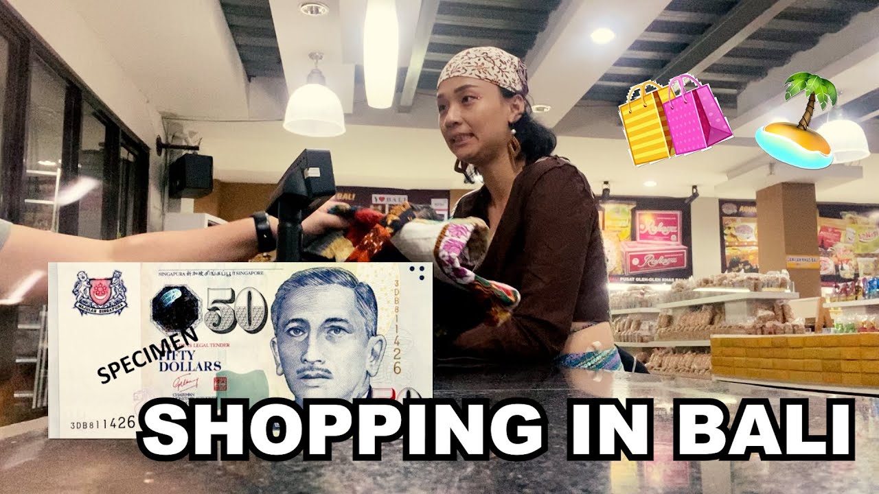 I BOUGHT 4 BAGS, 2 DRESSES & MORE IN BALI! SHOPPING CHALLENGE