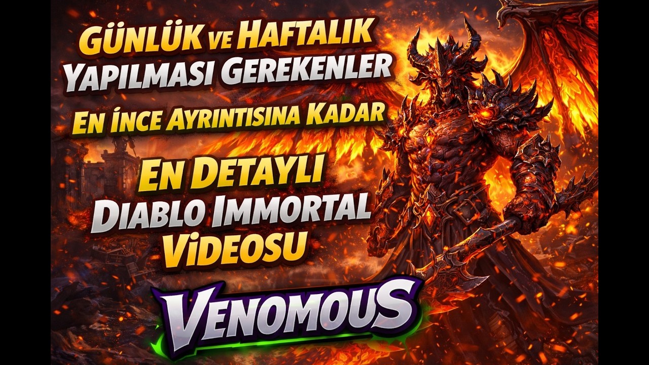 Diablo Immortal | Günlük ve Haftalık Yapılması Gerekenler - EN İNCE AYRINTILARIYLA BİRLİKTE DETAYLI