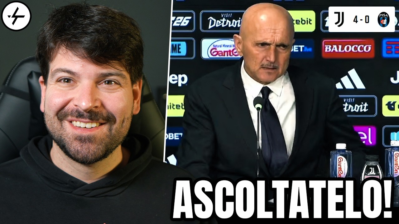La LEZIONE di CALCIO che ci HA REGALATO Luciano Spalletti nella conferenza stampa di Juve Pisa 4-0