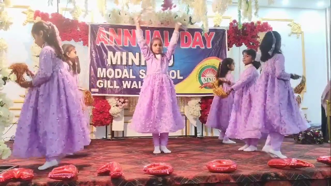 Minhaj school anual function 2025 result #cute welcome tablo