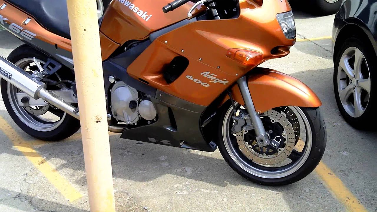 2001 Kawasaki ZX-6E ZZR 600 Ninja ZX6 Motorcycle Walkaround