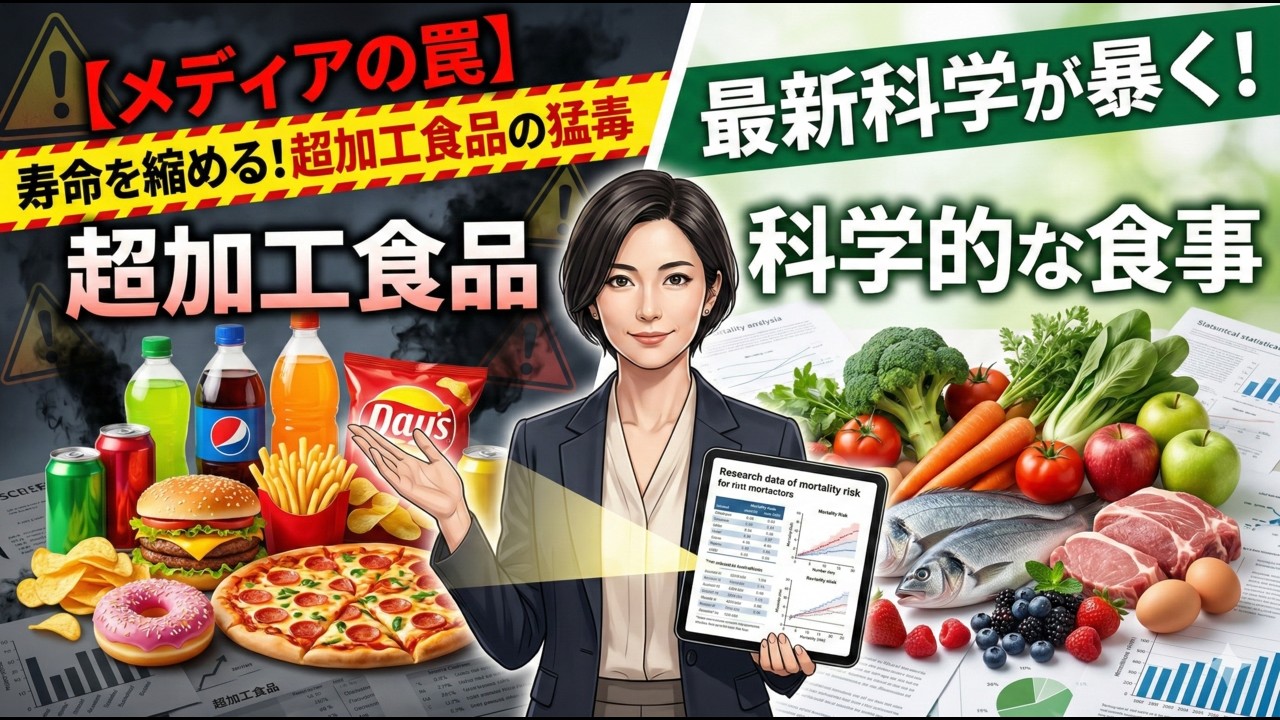 【ハーバード大学の研究で判明】日本人の健康を削る「超加工食品」の正体と科学的に正しい食事の選択