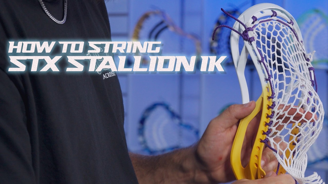 Как натянуть струны на STX Stallion 1K | Lacrosse Unlimited