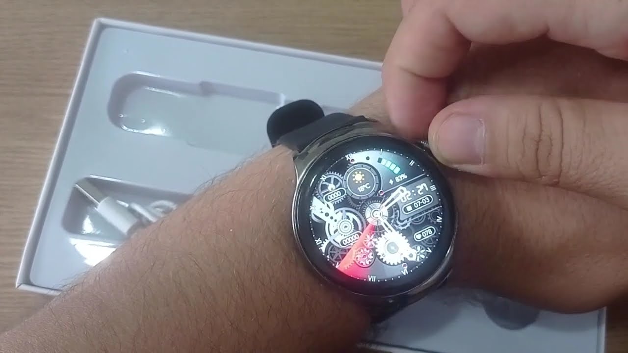 BlitzWolf BW-AT4 budget Smartwatch 1.52 inch AMOLED HD Unboxing review Bonus dials Cheap Under 20USD