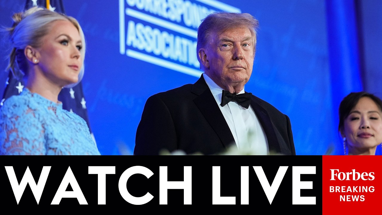 LIVE: President Trump Attends The White House Correspondents Dinner