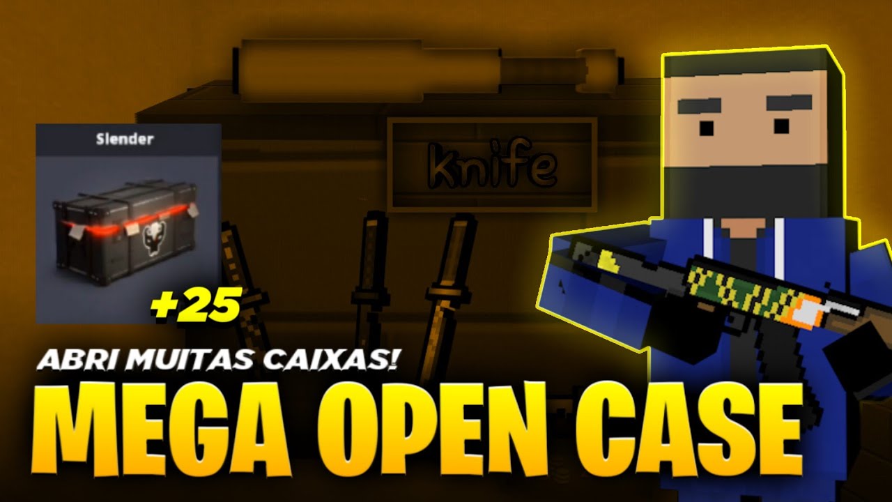 MEGA OPEN CASE DE 5K DE GOLDS NA CAIXA SLENDER - Block Strike