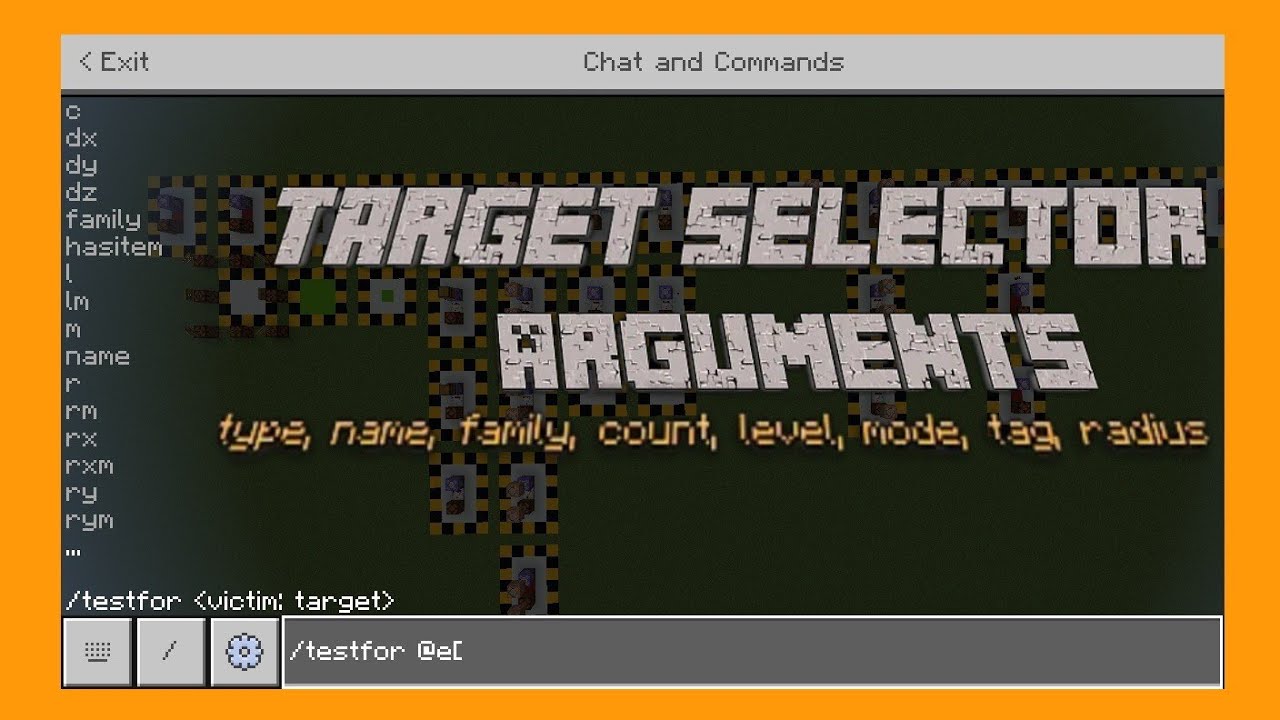 How to use Target Selector Arguments in Minecraft Bedrock | Part 1