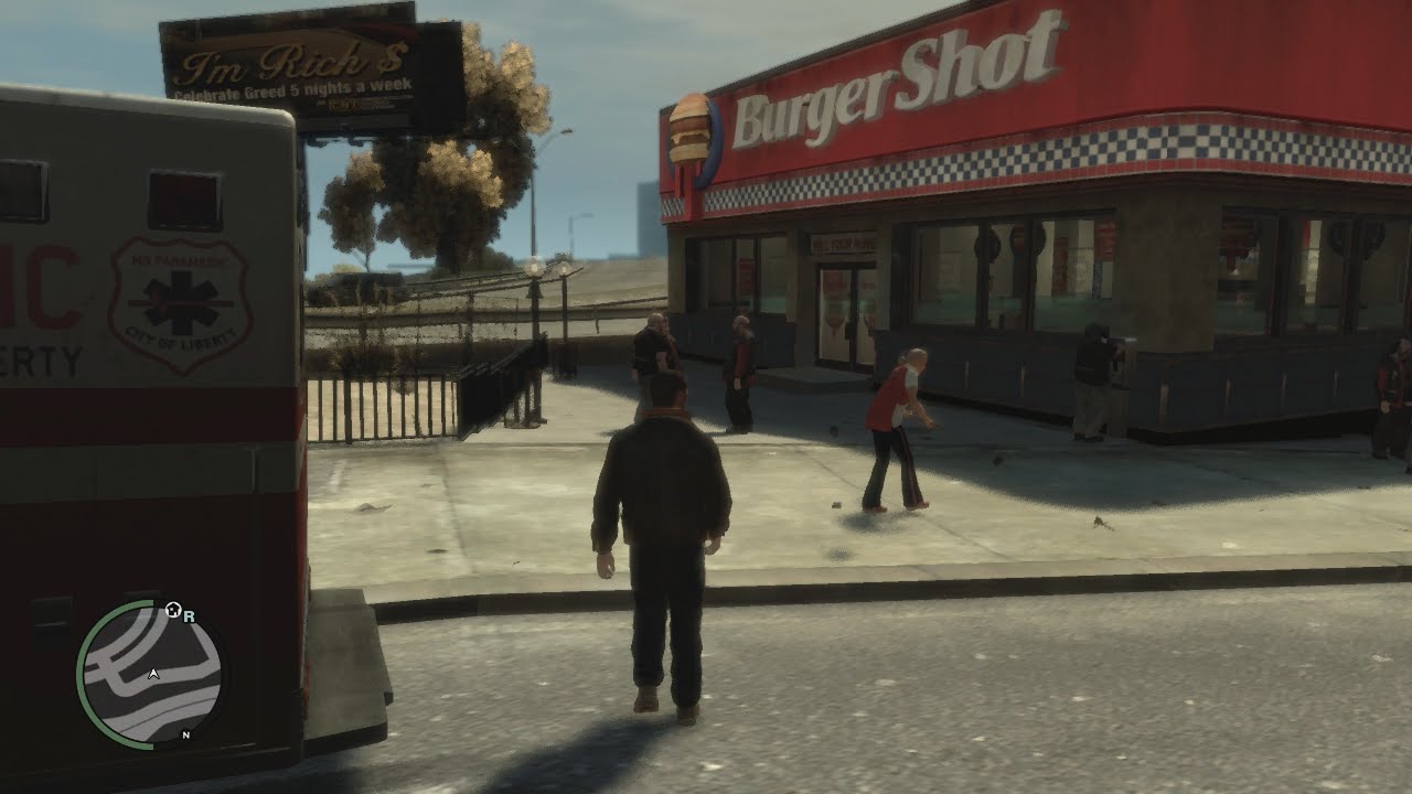 GTA 4 Xbox Series X gameplay free roam