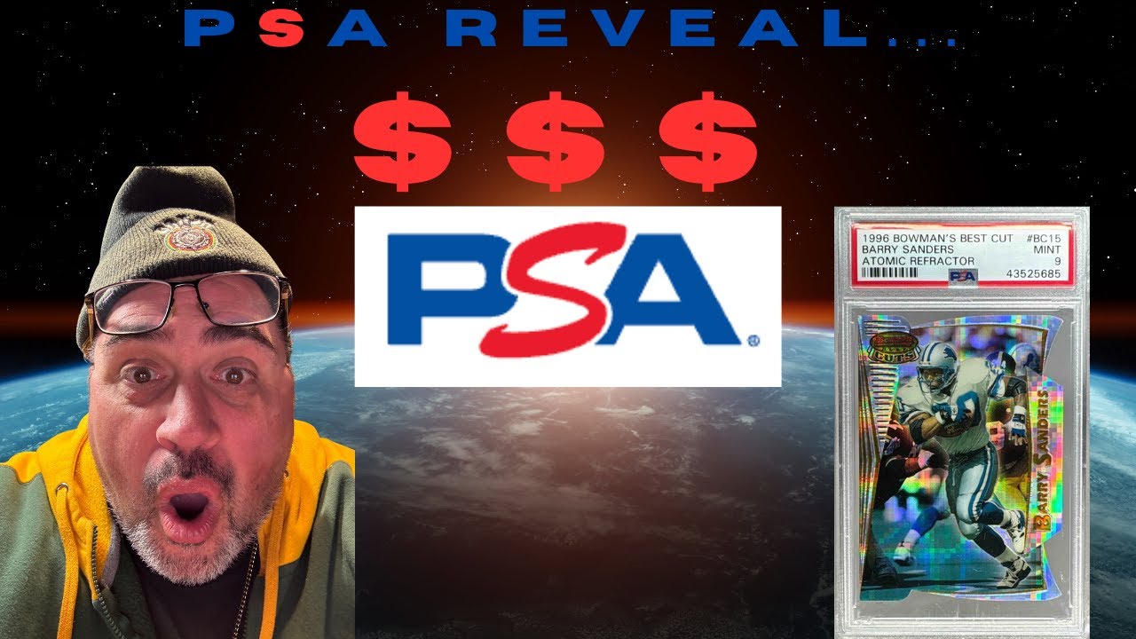 PSA Graded Sports Cards Reveal $$$!