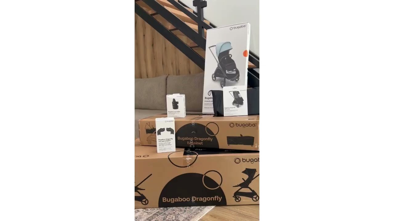 UNBOXING Bugaboo Dragonfly - wózek 2w1 z akcesoriami - sklep TOSIA.pl