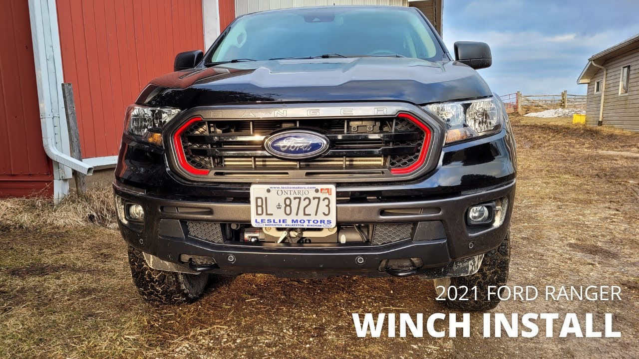 Winch Install on 2021 Ford Ranger
