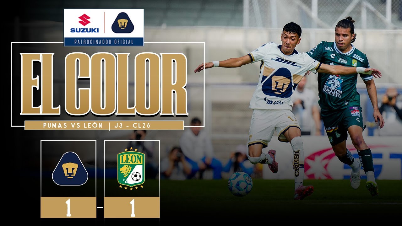 Color Suzuki | Pumas vs León | Jornada 3| Clausura 2026