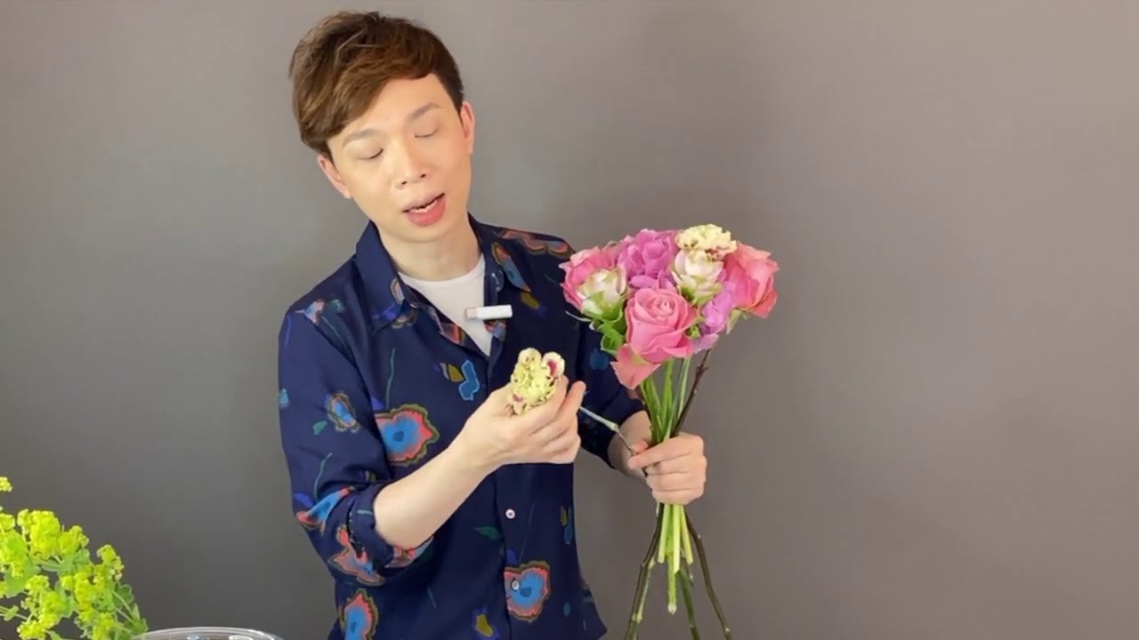 大師SOLOMON 花藝教室 | 家居鮮花插花擺設 | OMAKASE gift bouquet Aug-Sept