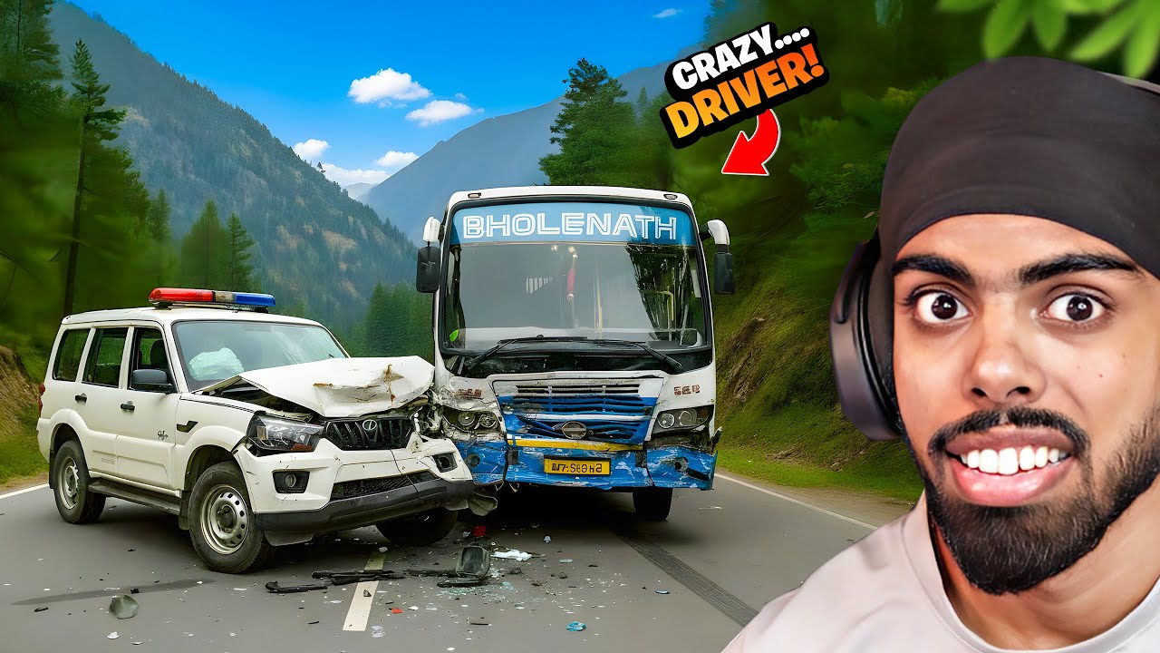 INDIAN BUS VS SCORPIO...