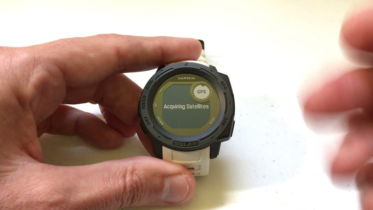 Garmin Instinct - Manually Calibrate the Barometer