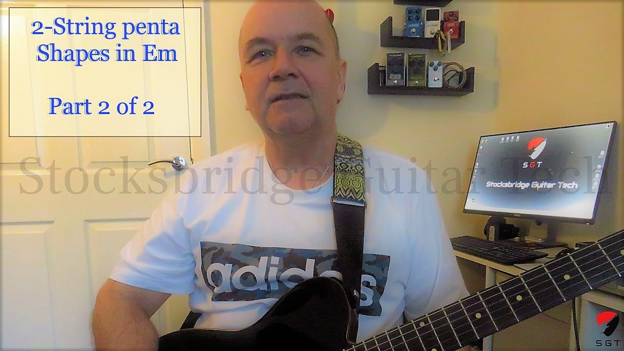 Two String Pentatonic Shapes For Guitar - Part Two