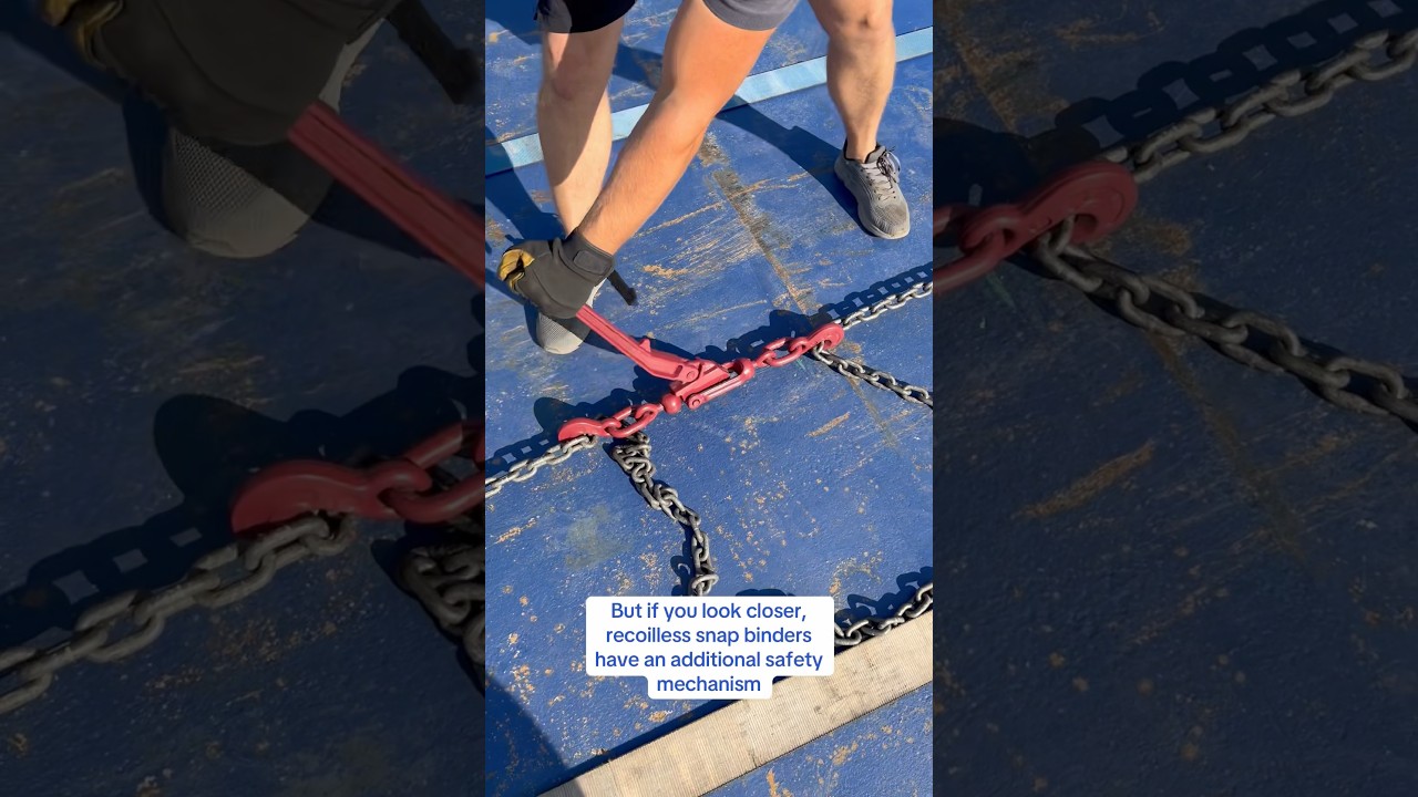 Recoilless or Regular Snap Chain Binders? #MyteeProducts #shorts #truckdriver