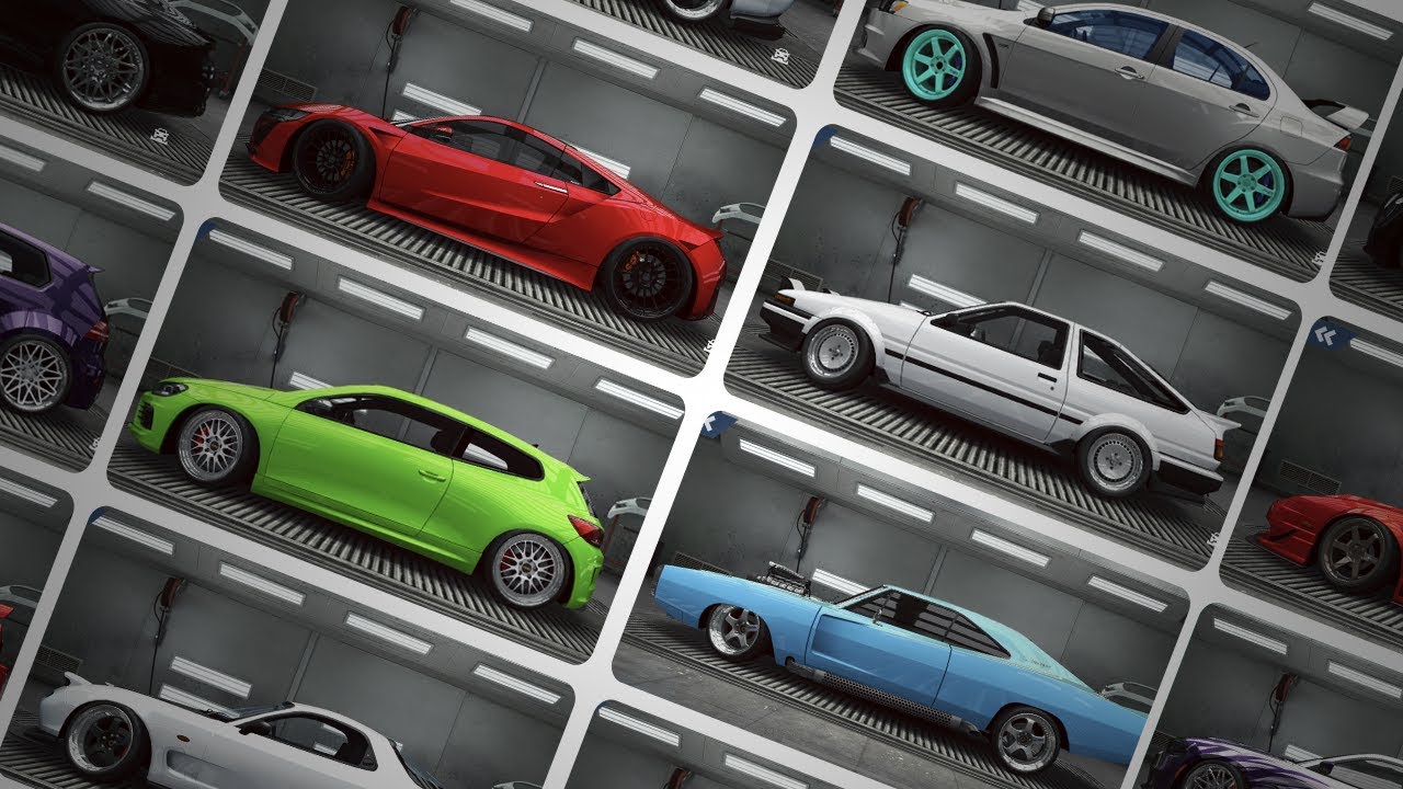 My NFSNL Garage before updating to new UI (All 140 Cars)