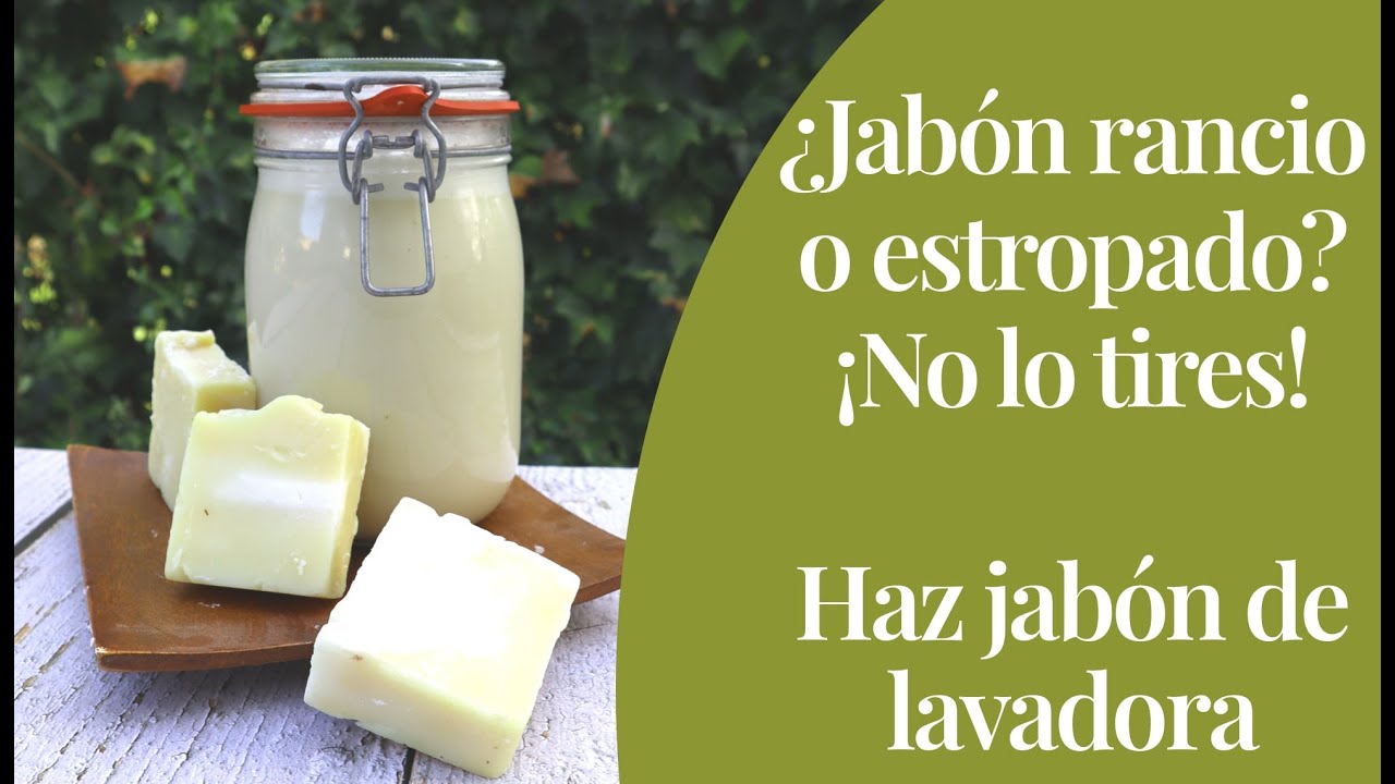 Paso a paso del jabón líquido para la lavadora