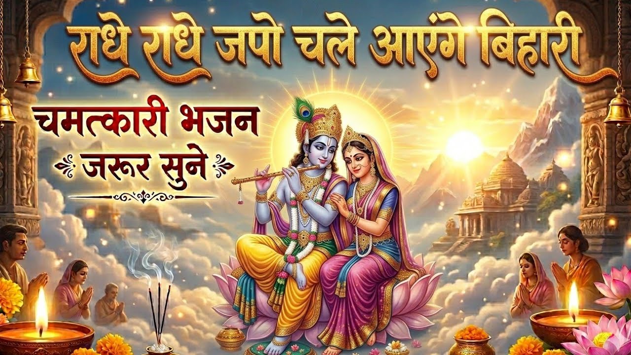 Radhe Radhe Japo 🙏 Chale Aayenge Bihari | Krishna Bhajan | @jindagitalks_Bhaktisafar 