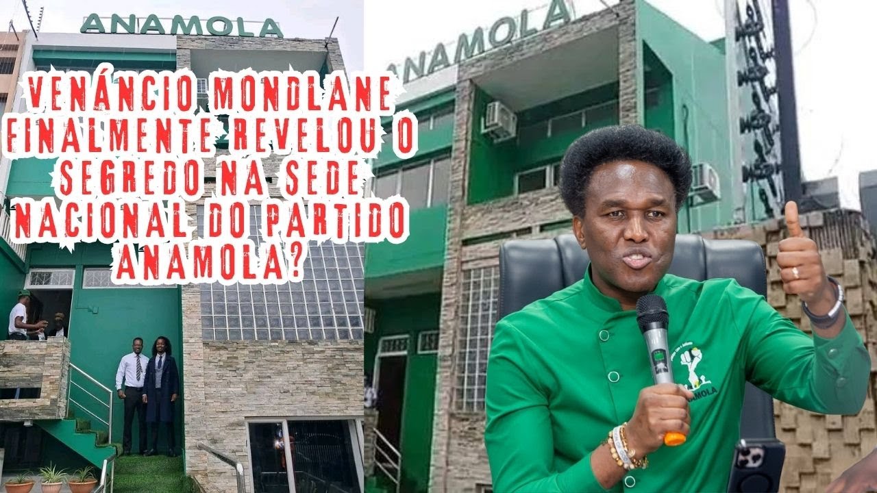 VENANCIO MONDLANE INAUGURA A SEDE NACIONAL DO PARTIDO ANAMOLA