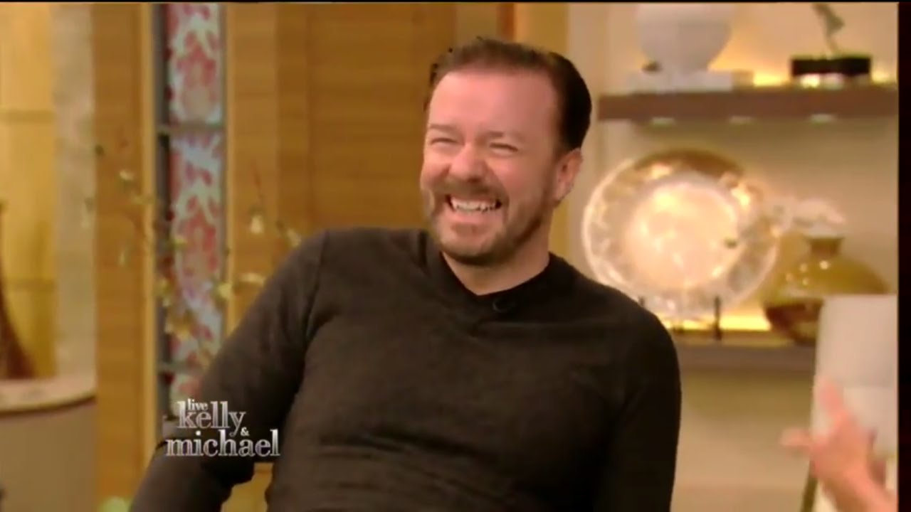 On Live With Kelly and Michael April 27, 2016 : Ricky Gervais and Josh Hartnett - HD