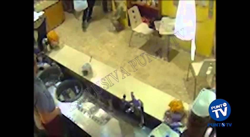 Le immagini esclusive della rapina al bar di Bitonto