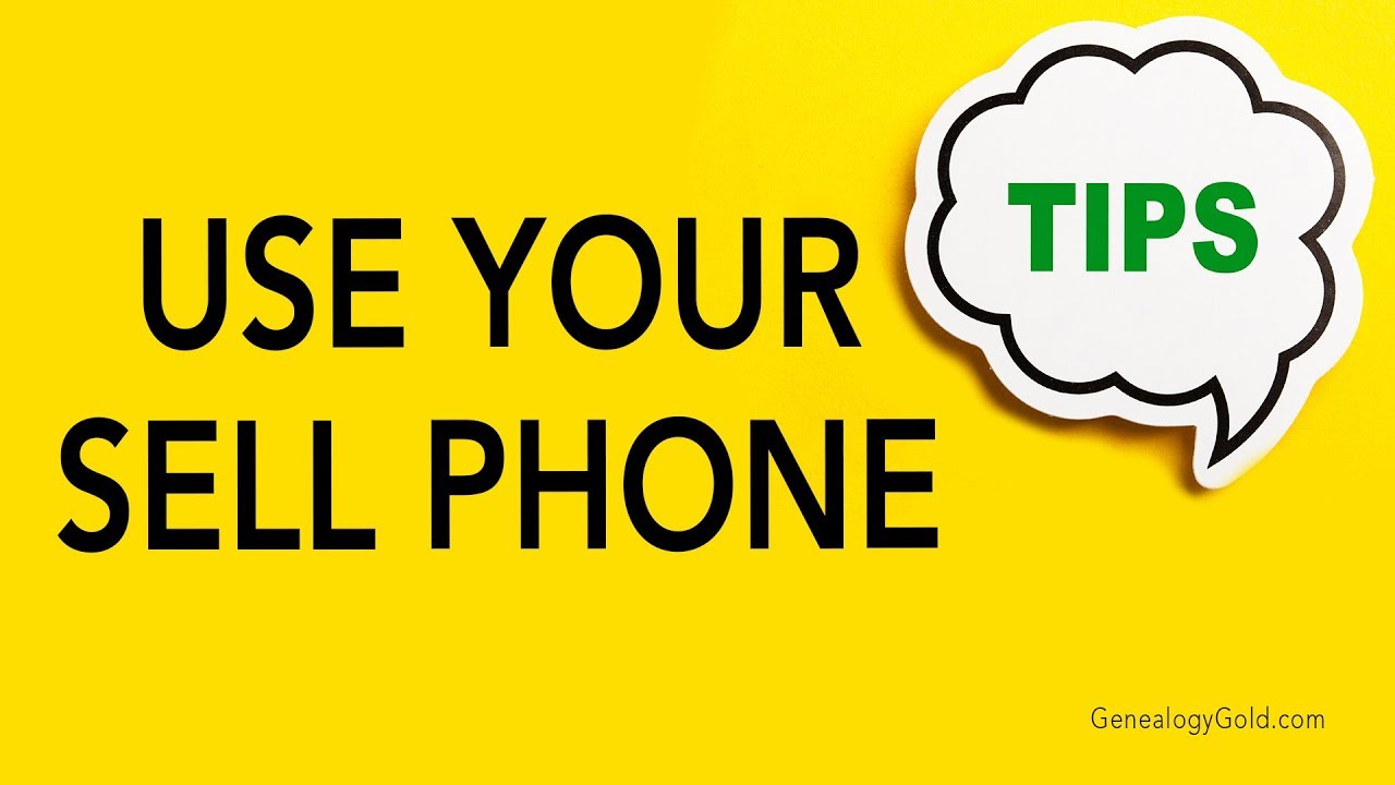 Genealogy Clips #26 | Use Your Cell Phone | Genealogy Gold Podcast