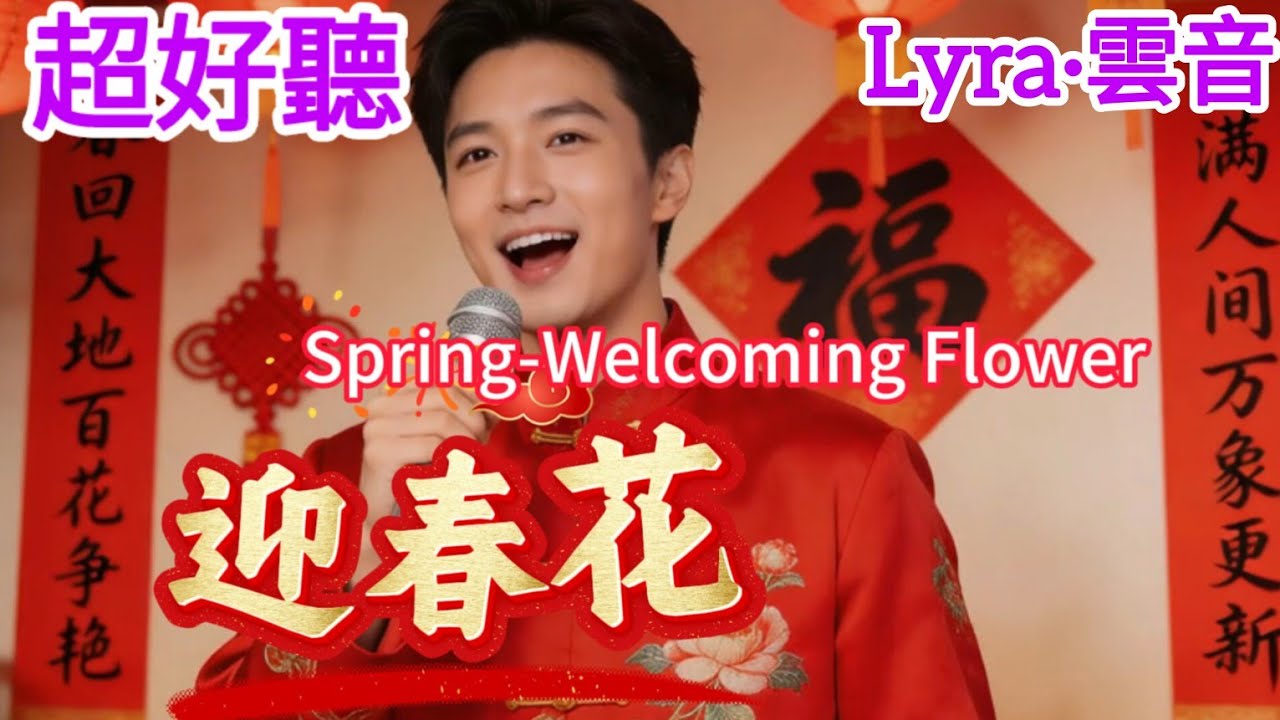 Lyra·雲音 翻唱 超好聽 |《迎春花》| 男聲版 | 原唱:鄧麗君 | 正月裡來迎春花兒開,迎春花開人人愛 | Beautiful | 