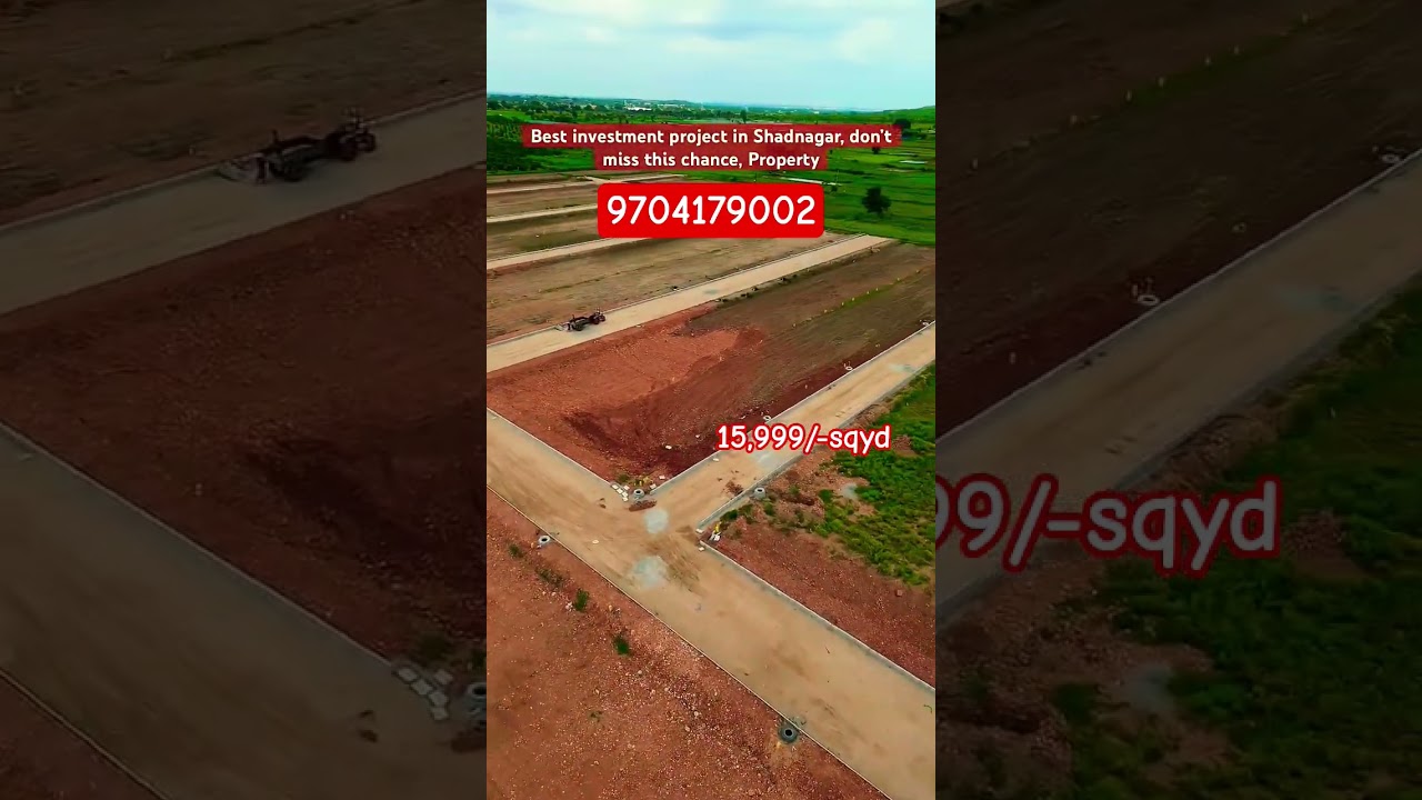 Road facing venture | Shadnagar open plots for sale | good investment good returns | Real boom