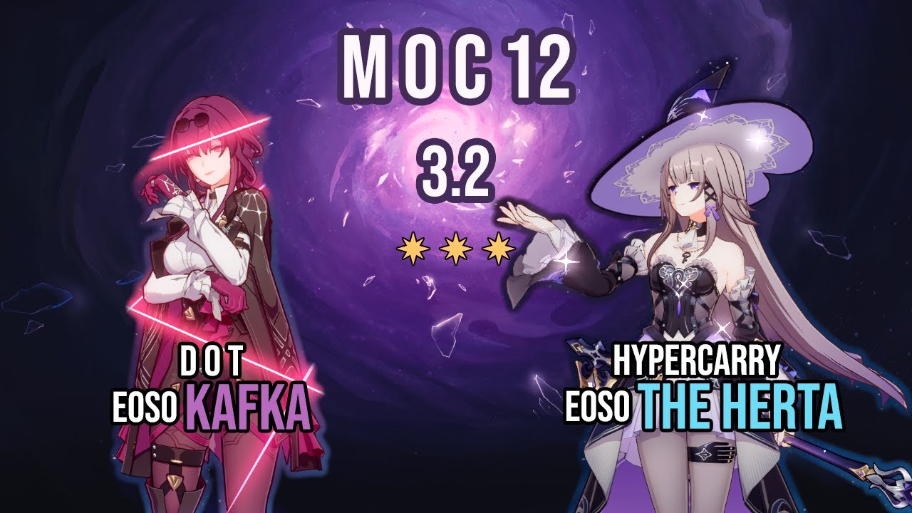 Kafka DOT & The Herta x Anaxa Hypercarry | MoC 12 | [3.2] | 3 Stars | Honkai Star Rail