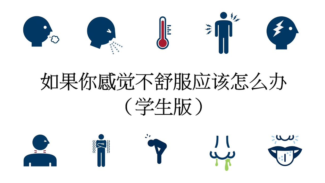 如果你感觉不舒服应该怎么办（学生版）(Chinese)
