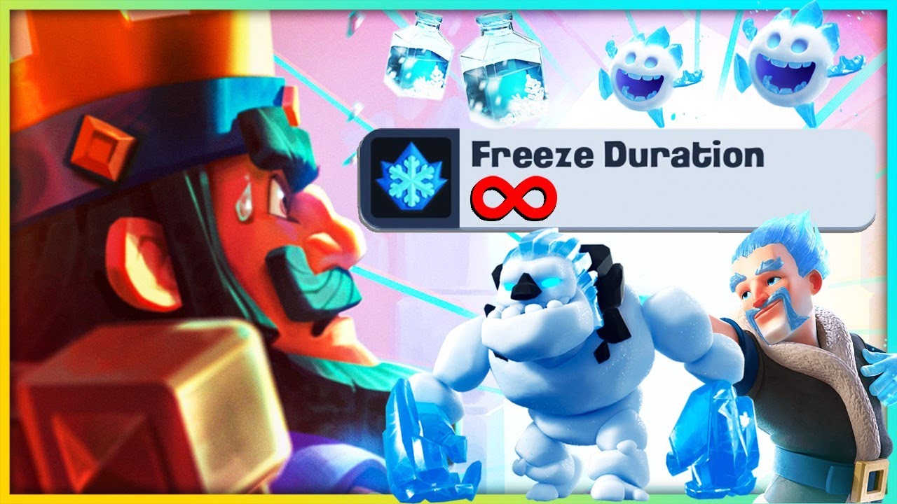 ❄️100% FREEZE DECK in CLASH ROYALE❄️