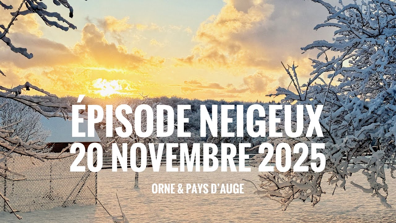 Neige dans l’Orne le 20 novembre 2025