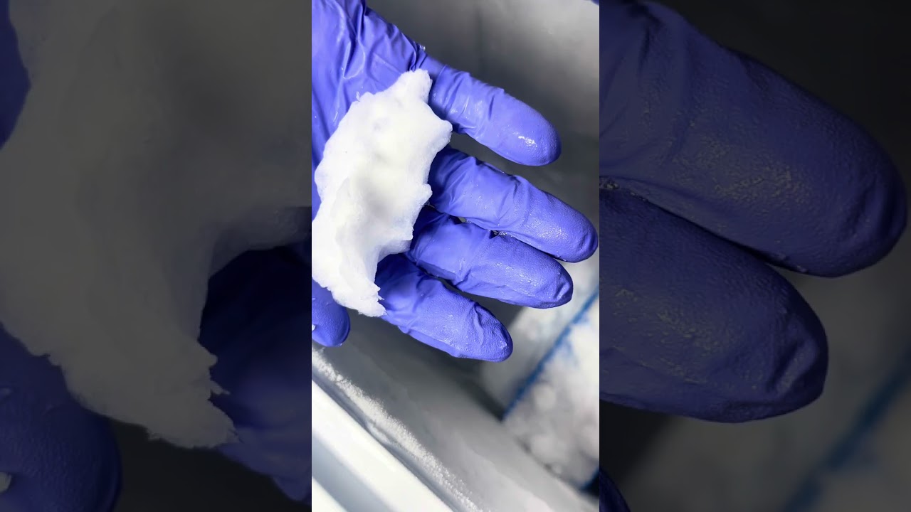 FREEZER FROST CHUNKS EATING 