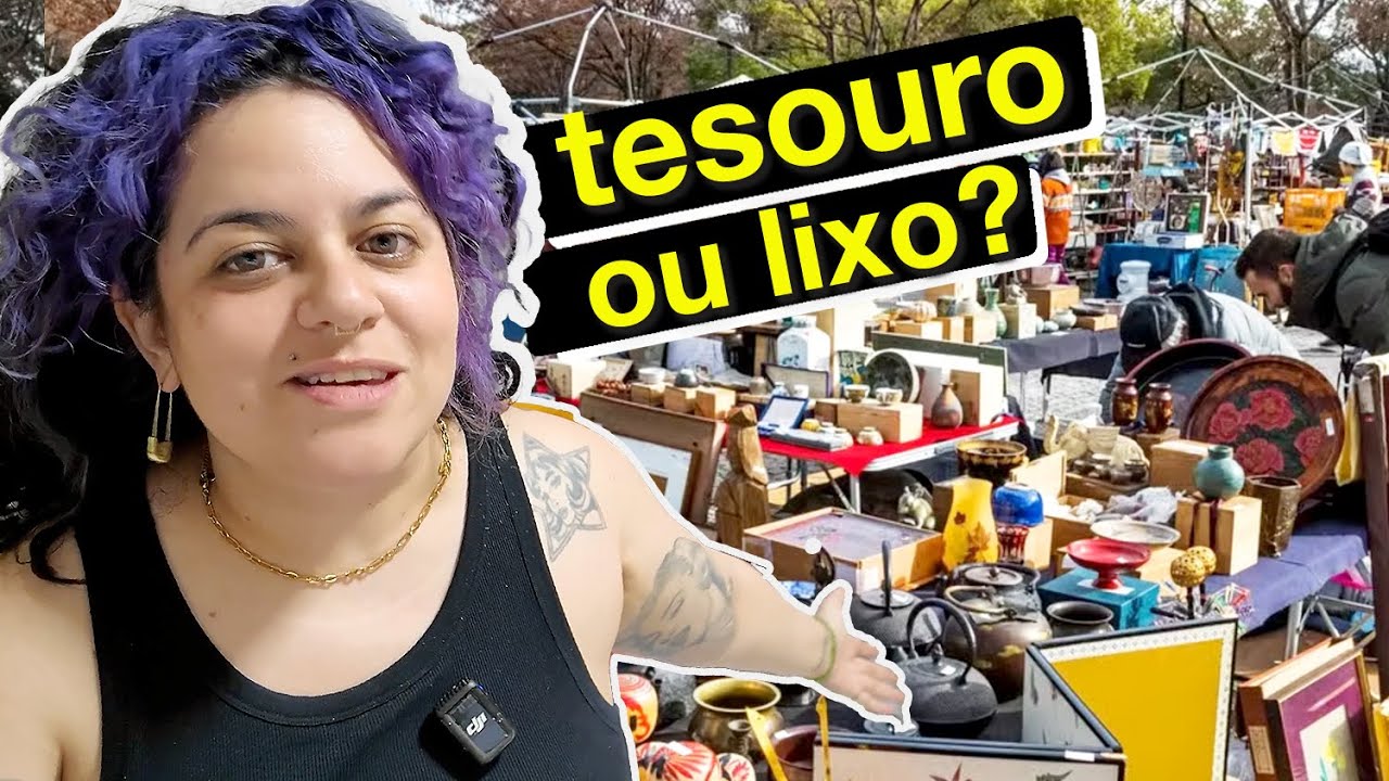 CAÇANDO TESOUROS na Feira de Antiguidades de Tóquio - Nunca Te Pedi Nada