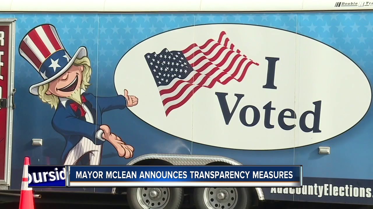 McLean announces &ldquo;transparency&rdquo; changes in Boise government