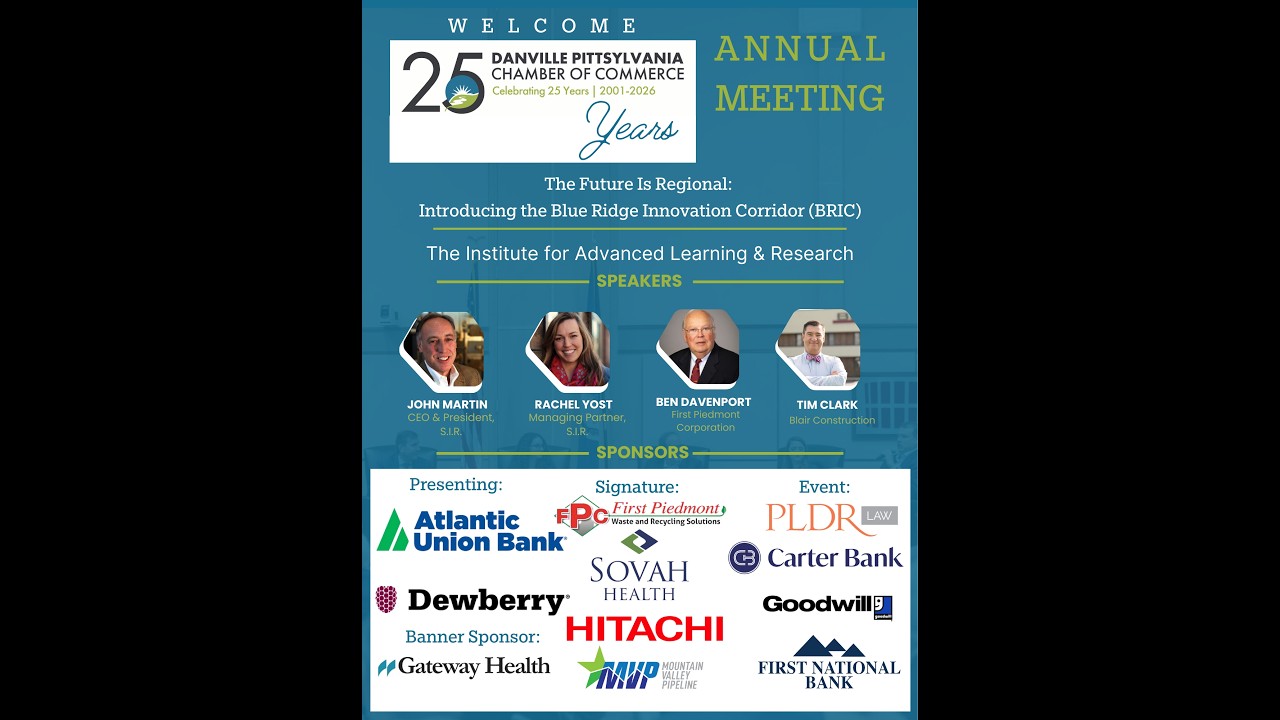 2026 Danville Pittsylvania Chamber Annual Membership Meeting