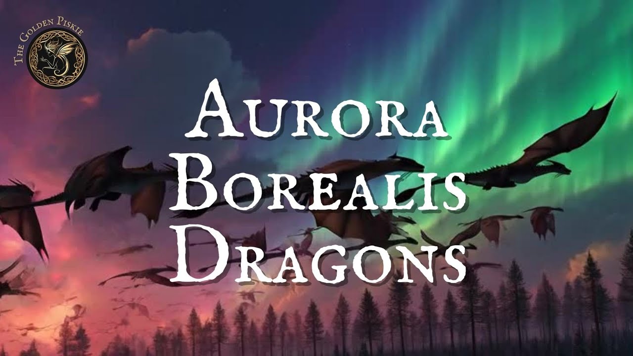Aurora Borealis Dragons | Northern Lights fantasy