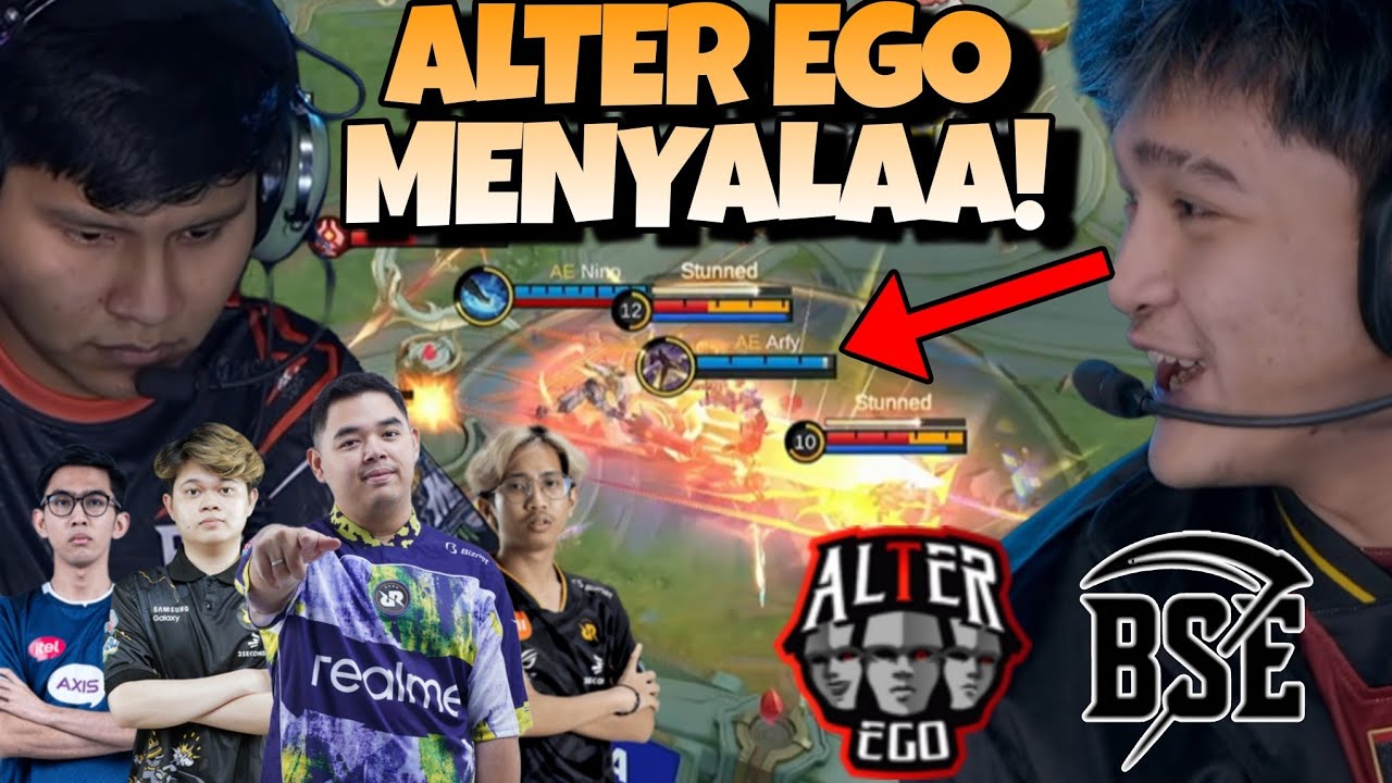 LAPU NINO MONTAGEEE !! MERINDING AE ONFIRE GINI COK !! AE VS BSE MATCH 1 - M7 SWISS STAGE