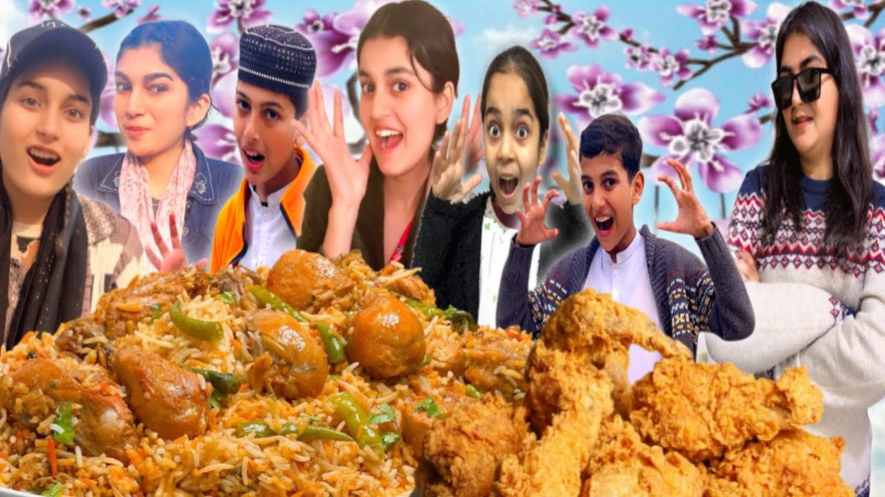 Biryani and spicy Chicken 🍗 Challenge | Enjoy vlog with Clever8 💕✌️