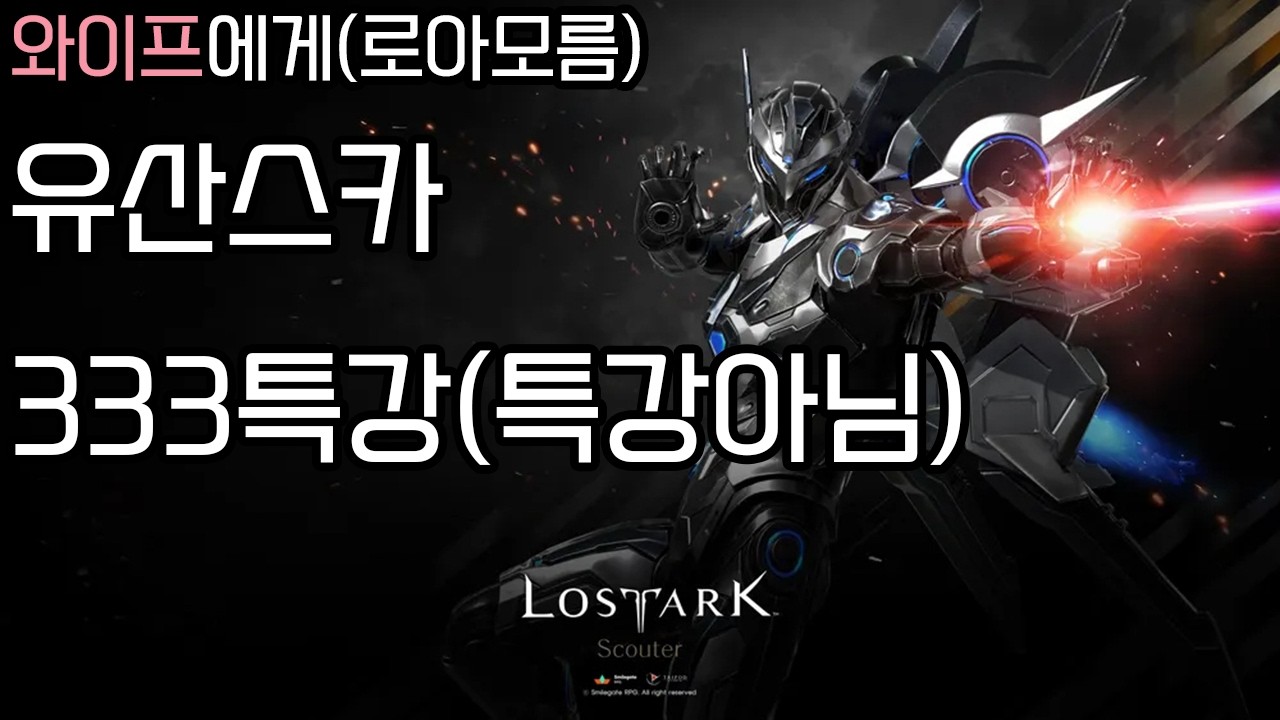 와이프에게 리메이크된 유산스카를 뽐내기
