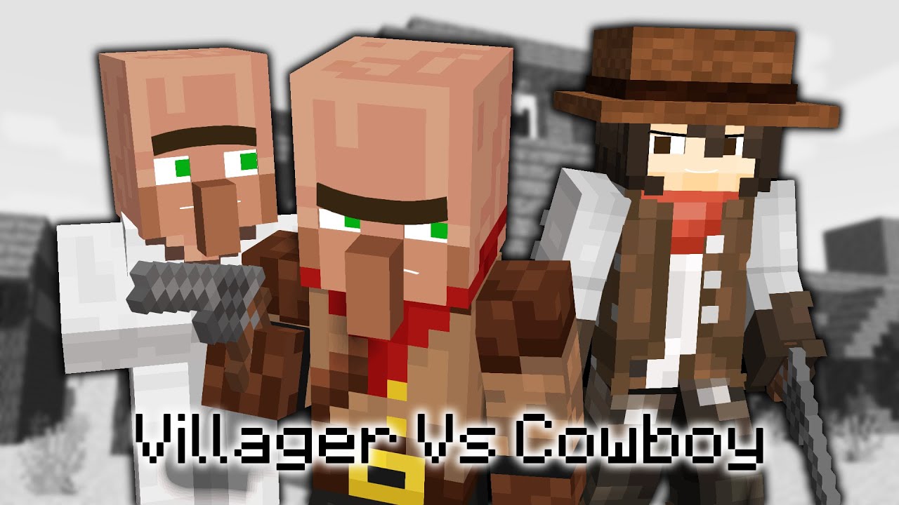 Villager Vs Cowboy - Minecraft Animation