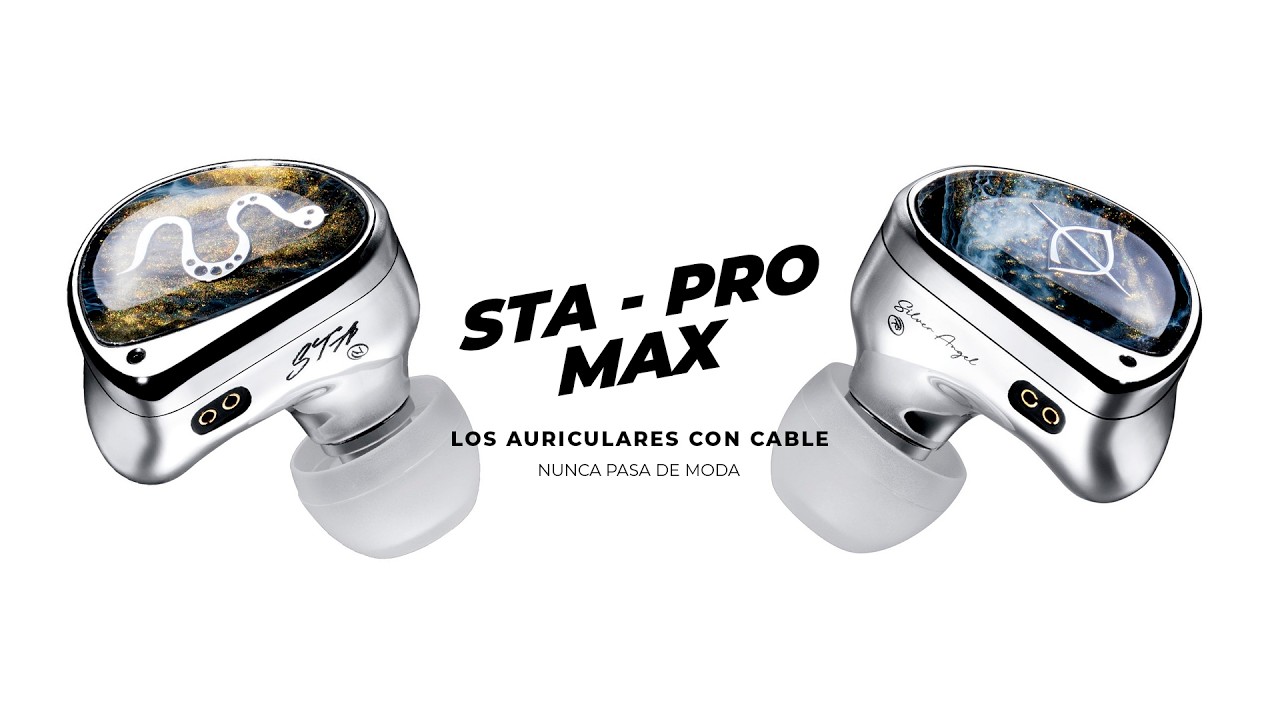 Auriculares STA-Pro MAX Silver Angel Serie - EarAcoustics